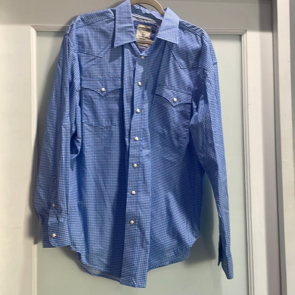Mens western style dress shirt